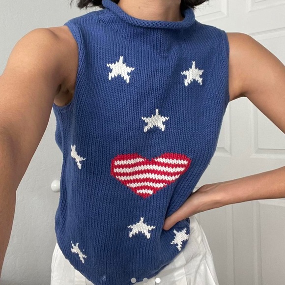 Vintage Sweater Tank Vest - Picture 3 of 3